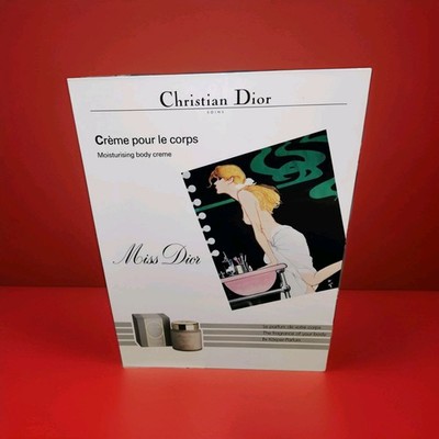 Christian Dior Miss Dior Vintage Parfum Laden Ständer 80er Jahre sehr selten 54 x 40 cm
