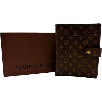 Auth LOUIS VUITTON Agenda GM Day Planner Cover R20106