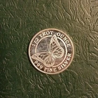 1/2 (0.5) Troy oz .999 Fine Silver Butterfly Round by Monarch Precious Metals