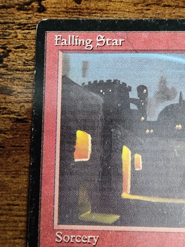 MTG Falling Star ⭐ENGLISH ⭐MP+/LP- Legends ⭐10 REAL HQ PICS! ⭐Rare 1994 Magic - Image 3 of 4