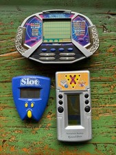 Electronic Handheld Game Lot 3 Who Wants To Be A Millionaire Pocket Slot Bowling
