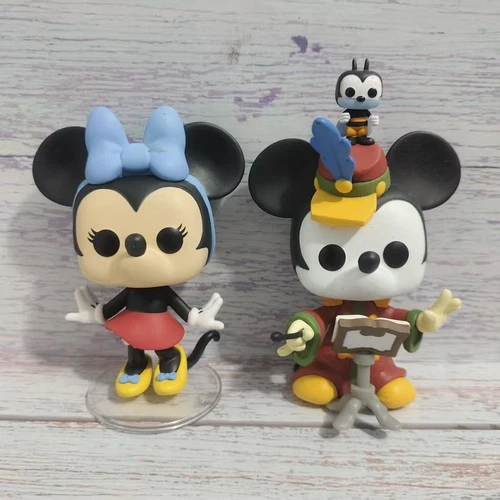 Funko Pop Digital Disney Mickey And Friends 245 Mickey Mouse & Minnie 244 NO BOX