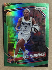 Aari McDonald Green Prizm 2025 Panini Prizm WNBA #10 Indiana Fever