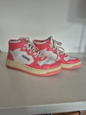 AUTRY Damen Sneaker Medalist Mid - Pink weiss - Gr. 38 - neuwertig 1x getragen 