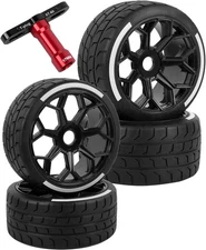 RC Wheel Highway Tires for 1/7 Arrma Felony 6S BLX,4pcs RC Highway Tires Whee...