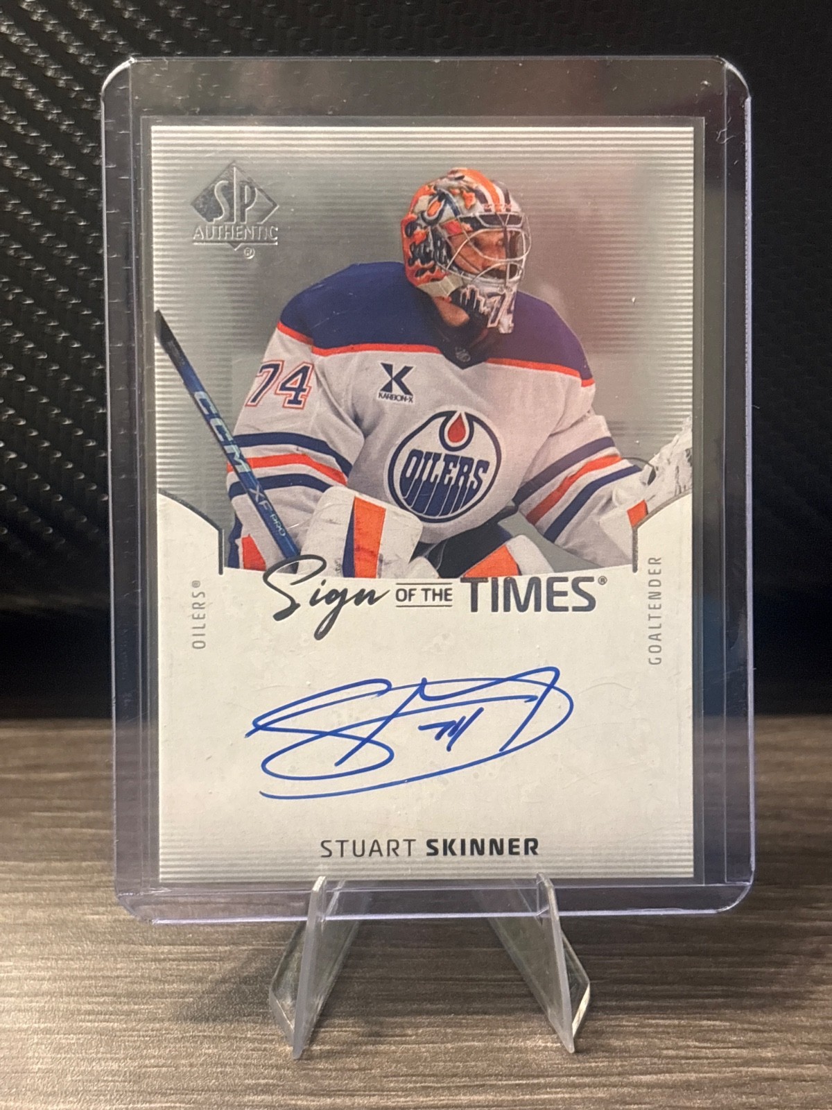 2025-26 Upper Deck SP Authentic Sign of the Times Stuart Skinner #SOTT-SS