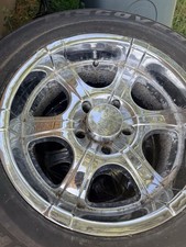 Rims Came Off A Jeep Still In Great Condition. Tires Are Good Also