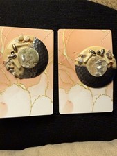 6 Pairs Of Handmade Round/dangle Stud Earrings In All Shapes, Colors And Sizes