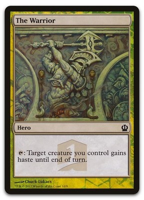 The Warrior #1d (LP) Hero's Path Promos HERO Magic MTG