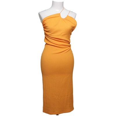 NLY Trend, Kleid, Größe: M, model: ruched strap midi dress, Orange #wH4