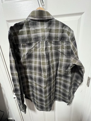 Dixxon Flannel Wildland FR Shirt Mens Medium Green Fire Flame Resistant NEW NWT - Bild 6 von 7