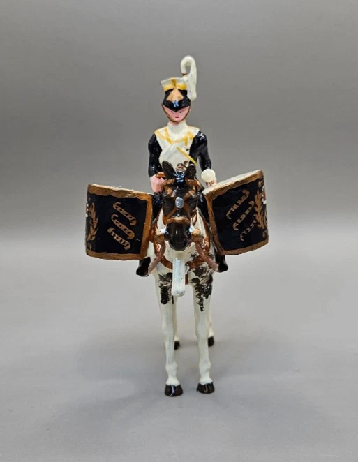 Cavalo de bateria DUCAL DH.5 11º (príncipe Albert's Own) Hussars, na caixa - Imagem 3 de 4