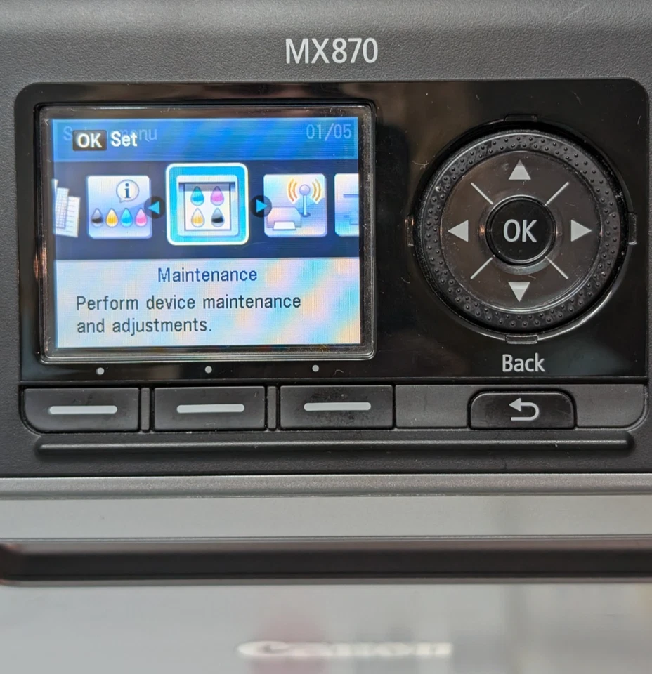 Canon PIXMA MX870 WLAN Office All-in-One Multifunktionsdrucker + Tinte - funktioniert - Bild 3 von 4