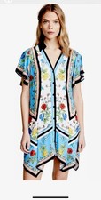 Alice + Olivia “Conner” handkerchief shirtdress S