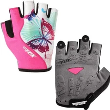  Cycling Gloves Women Half Finger Gel Padded Bike Gloves for Women Cycling 