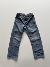 Levis Kids 514 Slim Straight Adjustable Waist Blue Denim Jeans 6-7 Years