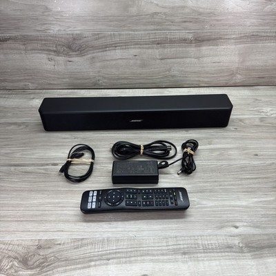 Bose Solo 5 TV Speaker Soundbar 418775 w/ Remote/Power/Optic Cable Tested