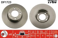Bremsscheibe Vorderachse FüR Lada 1200-1600 Nova Kombi Toscana 1200-1500
