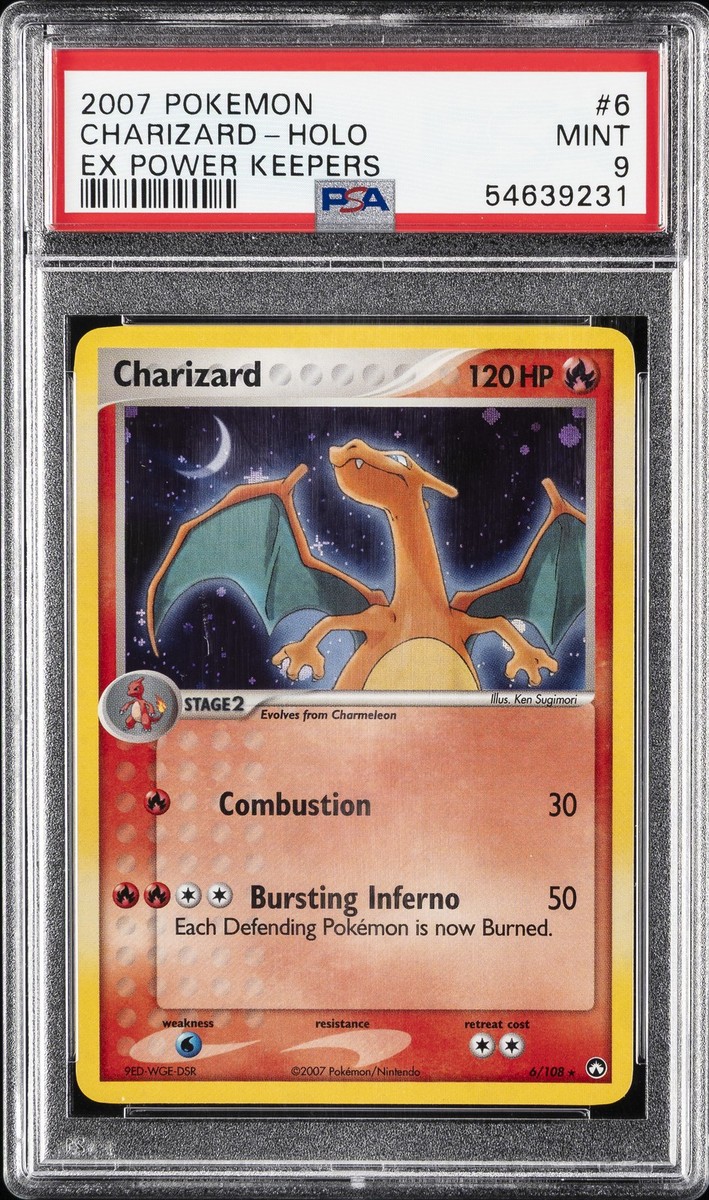 2007 POKEMON EX POWER KEEPERS #6 CHARIZARD-HOLO PSA 9 | eBay