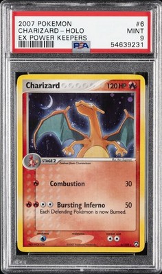ポケモンカードゲーム Charizard 2007 EX Power Keepers 2007 POKEMON EX POWER KEEPERS #6 CHARIZARD-HOLO PSA 9 | eBay