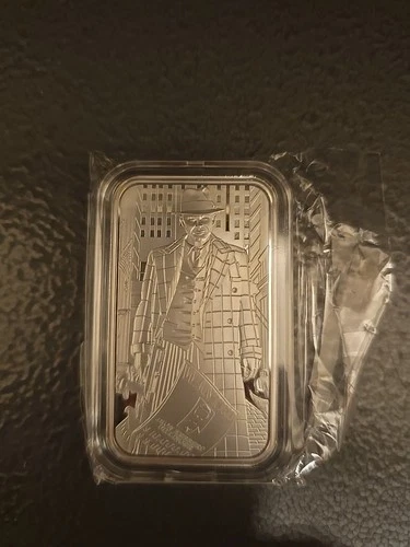 2024 Public Enemies John Dillinger  1 oz Silver Art Proof Bar w/ COA