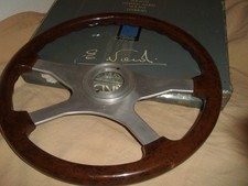 Holzlenkrad Wurzelholz Atiwe H4 KBA70112 Oldtimer BMW Mercedes Opel Alfa Fiat VW