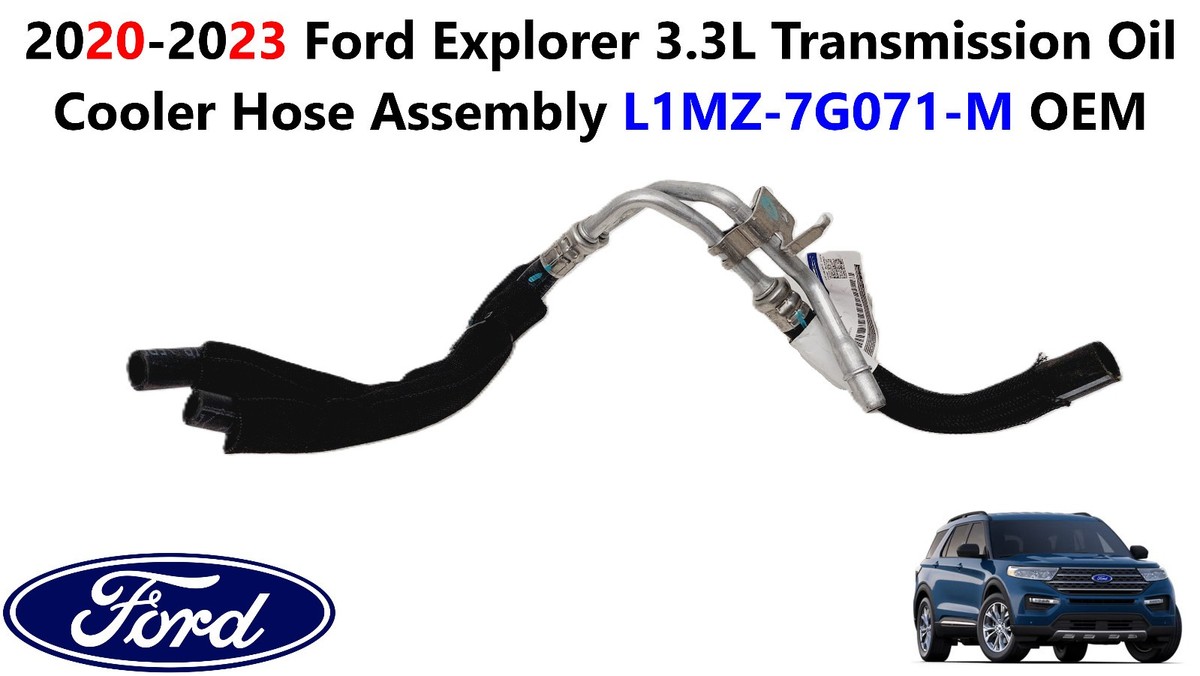 2020-2023 Ford Explorer 3.3L Transmission Oil Cooler Hose Assembly