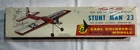 CARL GOLDBURG STUNT MAN 23 1/2A .049 CONTROL LINE MODEL AIRPLANE KIT - SEALED