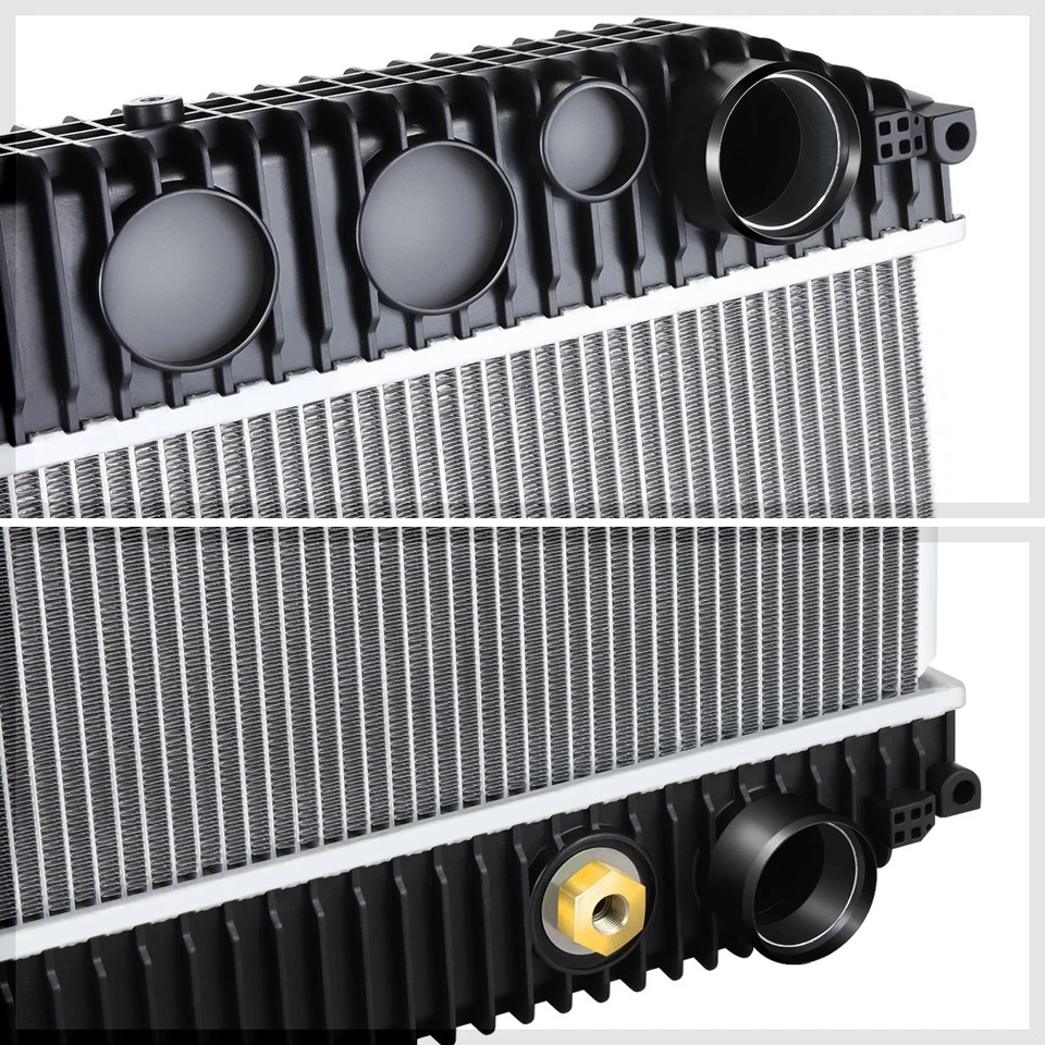 [2 filas] Radiador de aluminio estilo OE para 07-14 Volvo VNL 10,8/11,9/12,1/14,9/16,1 L Foto 4 de 4