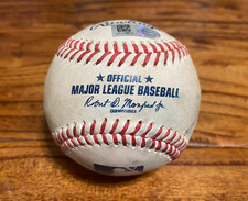 Thairo Estrada Giants Game Used Baseball 6/29/2022 vs Tigers Garcia Hit Out MLB