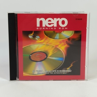 Nero Burning ROM v5.0.3.8 CD-ROM Software Windows 98 ME NT 4.0