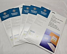 Laser/Ink Jet Labels 5 Packs of 750 White Labels
