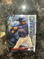 2018 Bowman Chrome -Ronald Acuna Jr  Trending MOJO Refractor RC Atlanta Braves