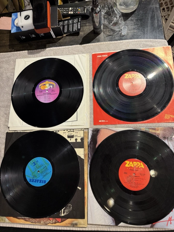 4 Lot Frank Zappa Vinyl...Must See...Free Shipping...RARE Foto 2 de 3