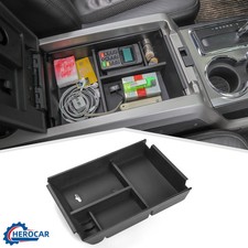 Car Center Console Armrest Storage Box Tray Organizer For Ford F-150 2009-2014