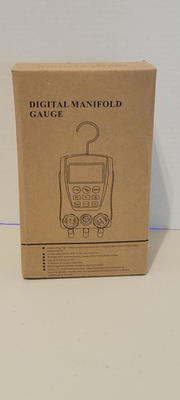 #ad DUOYI Digital Manifold Gauge HVAC Pressure Tester Refrigerant Kit 3 Valve $79.95