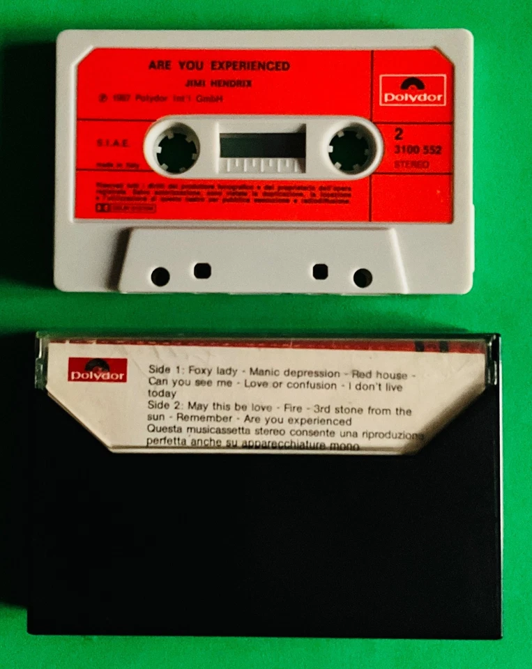 JIMI HENDRIX Rara MC ARE YOU EXPERIENCED Made In ITALY 1967 Successo POLYDOR  - Image 2 of 4