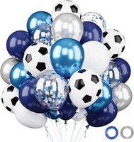 FußBall Luftballons 62 StüCk Deko Geburtstag Kinder Party Deko