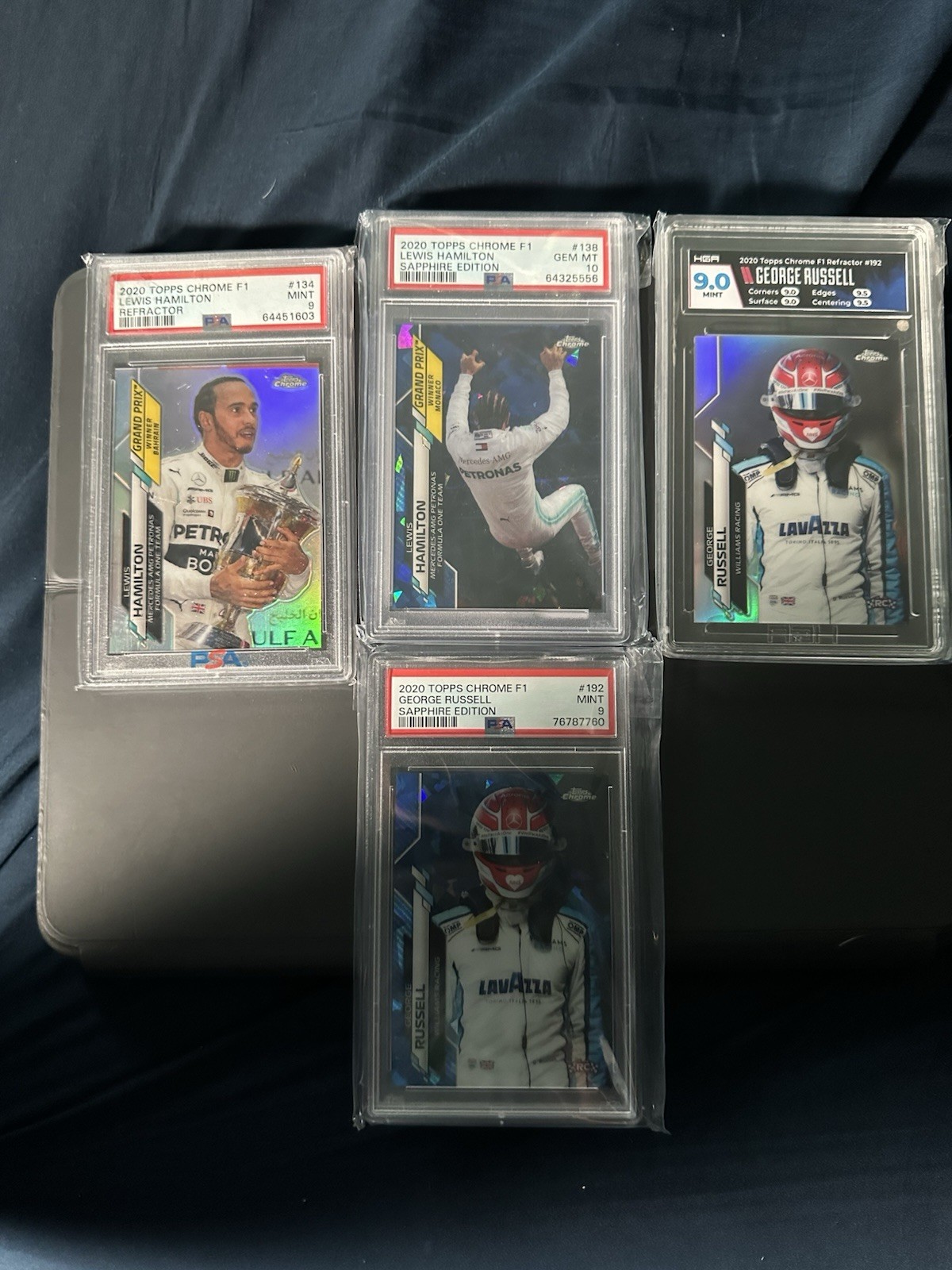Lewis Hamilton / George Russell RC Card PSA lot 🔥