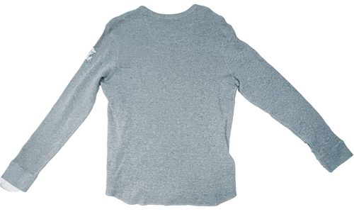 Gap Thermal "City Property NY 75" Men Size X-Large Grey/Red Graphic 100% Cotton - Picture 3 of 4