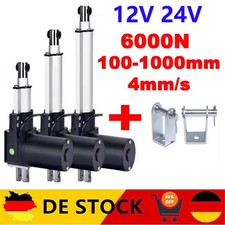 12V 24V 6000N Elektrischer Linearantrieb 50mm 600mm 1000mm Linear Actuator Motor