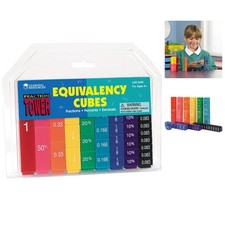 51 Piece Fraction Learning Activity Set - Perfect for Classroom and Homeschool