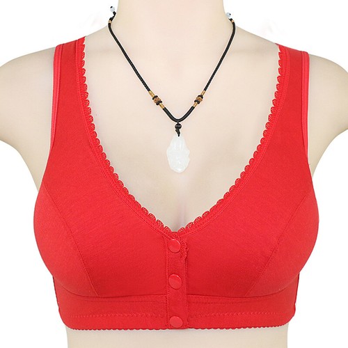 Women Yoga Padded Bra Front Buckle Sports Support Wireless Push Up GYM Vest/Tops - Picture 25 of 26