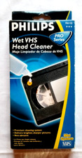 Philips VHS Head Cleaner Wet Cleaning System PH61102 for VCR or Camcorder