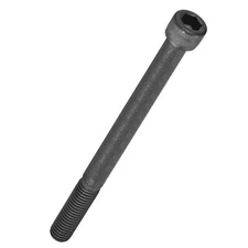2pcs Socket Head Cap Screws - [M12-1.75 x 150mm] Alloy Steel Hex Screw, Black