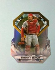 2022 Topps Series 1 DIAMOND GREATS FOIL DIE CUT - JOHNNY BENCH Reds 