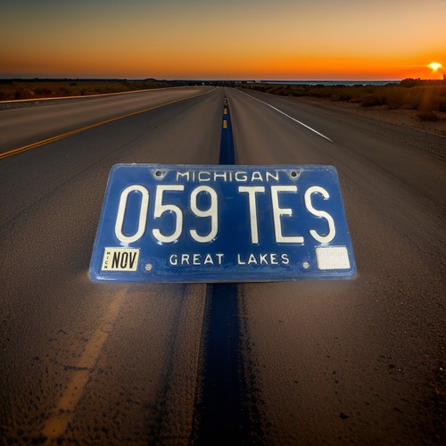 Matrícula de colección Michigan GREAT LAKES - Imagen 4 de 4