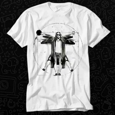 The Dude Big Lebowski Da Vinci Vitruvian T Shirt 198
