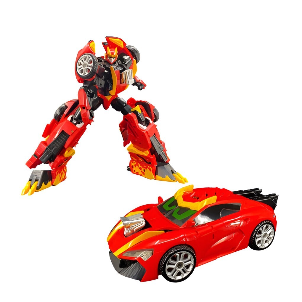 Metal Cardbot S REDBLITZ S2 Transformer Robot Muscle Car Toy