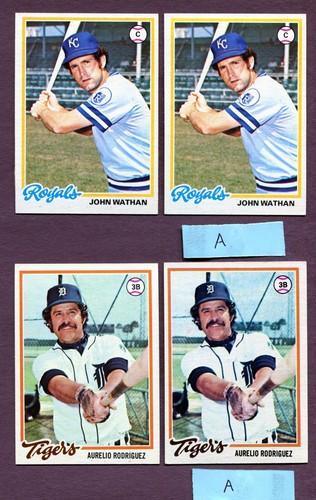 1978 Topps Baseball #295-500  You Pick  Complete Your Set   $2.00 Minimum Order - Picture 99 of 390